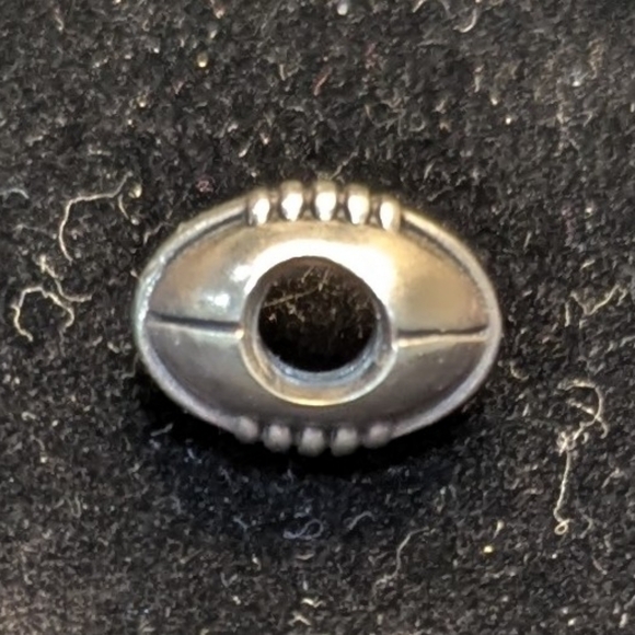 Sterling Silver π FOOTBALL π Charm - Picture 3 of 3